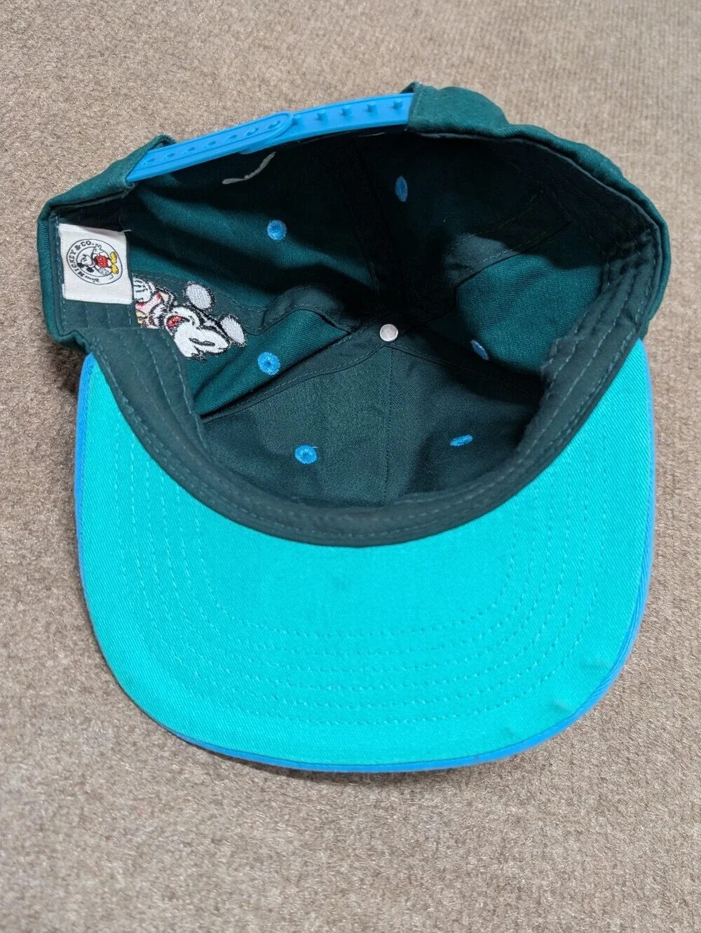 Vintage Mickey Disney Kids' Baseball Cap Snap Back Hat